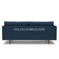 Anton Twilight Blue Fabric Sofa